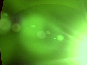 alexis adams unwrapping a tasty christmas gift