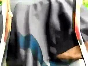 Mini-Skirt Fail On Motorcycle Leads To Flashing