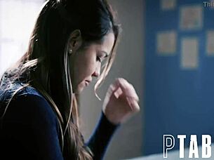 Corrupt Bishop Emotionally Manipulates Young Alina Lopez into Passionate Sex