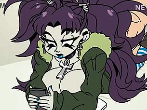 Penniless animation featuring emo characters in cartoon style