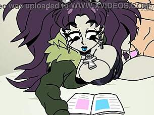 Penniless animation featuring emo characters in cartoon style