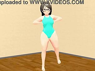 Kyo dancing curvy plump girl 😍