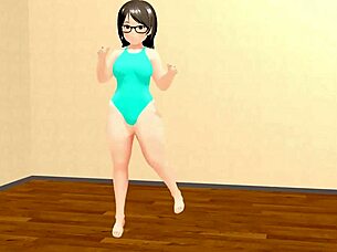 Kyo dancing curvy plump girl 😍