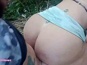 tiffany montavani and pitoco having sex at the waterfall 😍