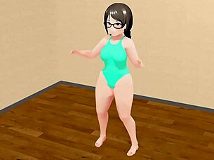 Kyo dancing curvy plump girl 😍