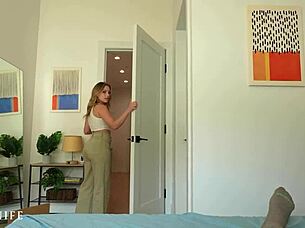 passionate breakup sex with natural big booty blonde athletic latina anna claire cloud