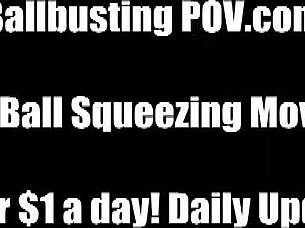 we won't stop busting your balls until you beg for mercy