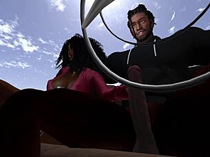 Black man fucks black woman with monster cock at drive-in, want to see?