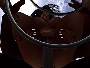 Black man fucks black woman with monster cock at drive-in, want to see?