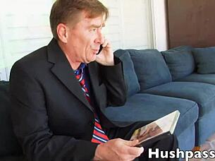 Kristina rose goes black with old slut and young pussy fucking monster cock