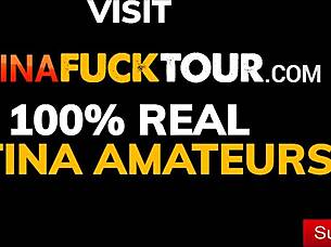 Petite Latina Fucks and Sucks Stepdad for His Birthday