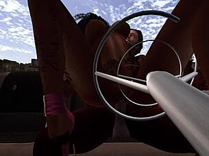 Black man fucks black woman with monster cock at drive-in, want to see?