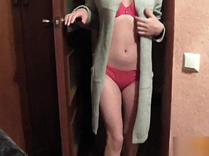 Husband Passionately Fucks Skinny Babe