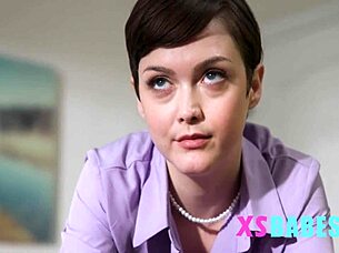 Building tension with my petite secretary in the office