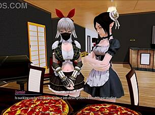 Exciting adventures in harem hotel 44