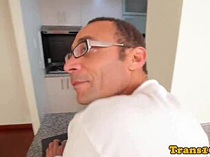 transsexual frenchmaid sucking and fucking