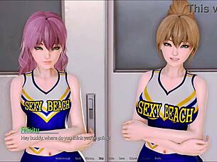 In harem hotel 61, anime characters enjoy virtual adventures.