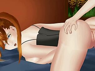 Asuka Getting Nailed on All Fours - Neon Genesis!