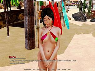 In harem hotel 61, anime characters enjoy virtual adventures.