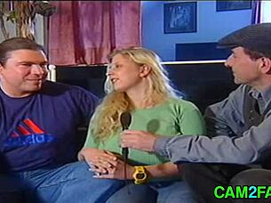 Julia miles flaunts her huge german boobs in hardcore oral action