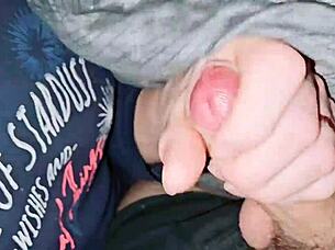 Shape691 enjoys giving head in homemade video session