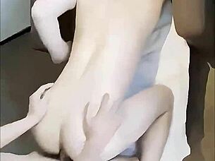 Gay Asian Muscle Sucks Big Dick Then Gets Fucked