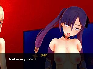 Klee's prank adventure with Jean scenes 😊