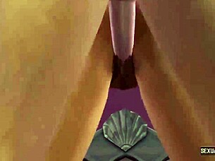 Bold Lesbian Couple in Hot 3D Sex.