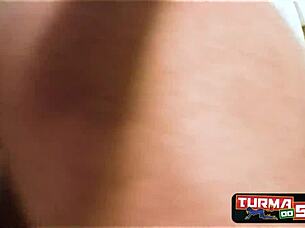 Busty Latina Married Woman Gives Oral to Pornstar