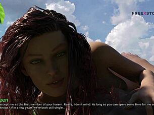 Mark fucks his ex-girlfriend near the lake in My Dorm 13.