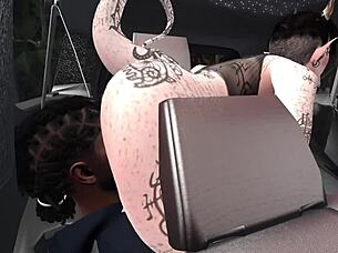 Second Life Black Man Fucks Demonic White Woman In A Suv With Monster Cock And Creampie