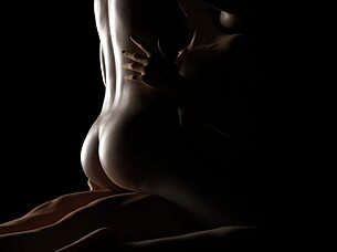 jessy gives footjob to big cock