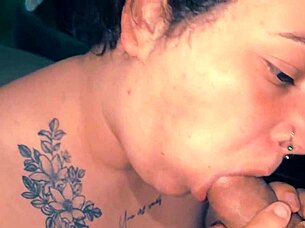 bbw amateur getting cum all over her big boobs