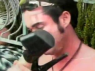 chantez seduces her with hot tongue, leading to outdoor fucking with big tits exposed.