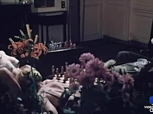 Marianne And Dominique Provide Pleasure To The Butler In Vintage Lingerie Threesome