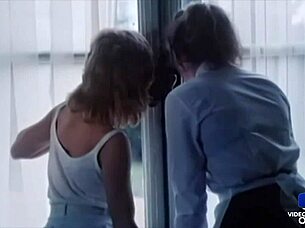 Marianne And Dominique Provide Pleasure To The Butler In Vintage Lingerie Threesome