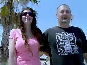 Brunette Babe Chats About Big Natural Boobs