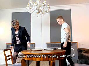 Tutor4k Teacher, Respected Woman, Acts Like Slut During Sex In Stockings