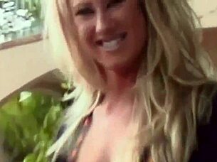 chantez seduces her with hot tongue, leading to outdoor fucking with big tits exposed.