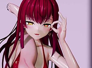 NTR LESBIANS in anime style with toys and vibrators