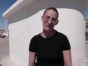 Arianna's sublime naughty feelings with big tits