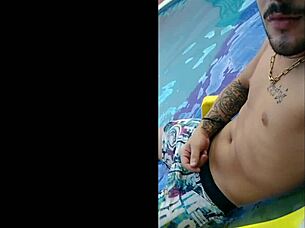 Solo Boy In Underwear Poses Intensely