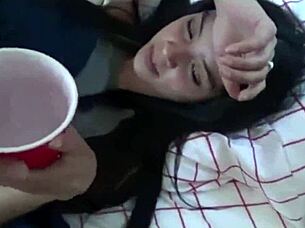 Ever fantasized about your step sister? Watch her get intimate in the bedroom secret.