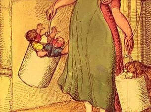 Vintage Drawings Featuring Antique Scenes In Retro Anime And Cartoon Styles