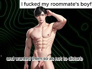 i sucked my roomies straight boyfriends big cock last night, it was so thrilling.