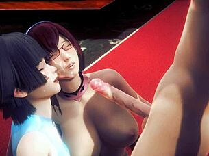 i saw mari orgasms cum face pussy evangelion hentai