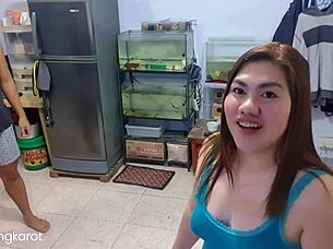 Is This Filipina BBW Teasing Her Young Lover To A Passionate Creampie Pleasure Scene?