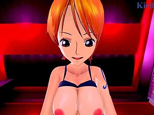 nami gets creampied in one piece pov hentai.
