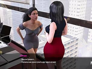 패션 비즈니스, 비서 드레스 걷어 올려 E2 52