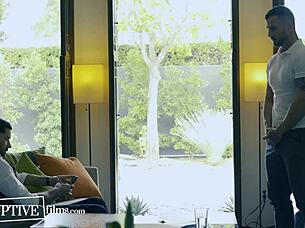 Boss Jerks Off As Assistants Tease And Fuck